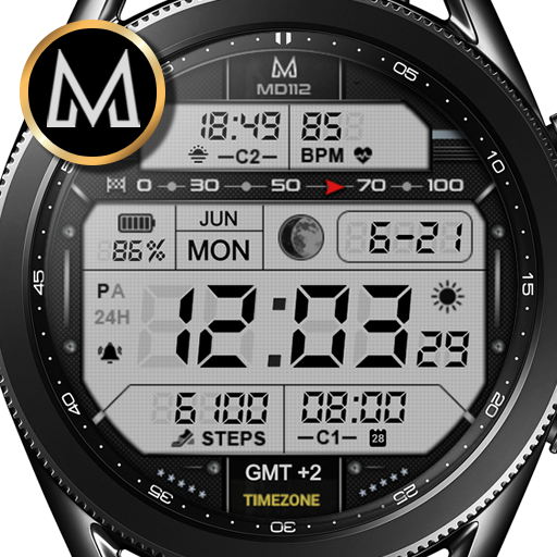 MD112: Digital watch face