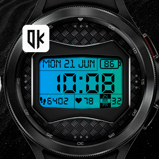 LCD Retro Classic Watch Face