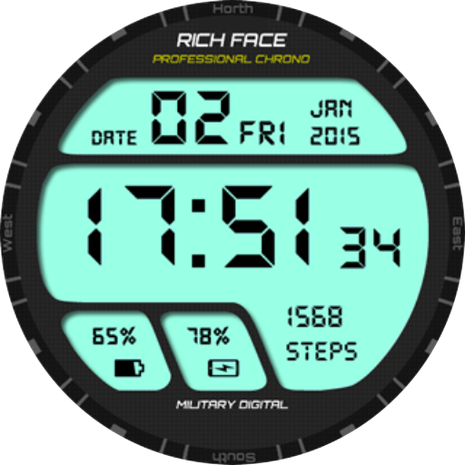 Watch Face Military Digital