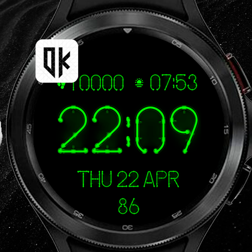 NEON Style Watch Face