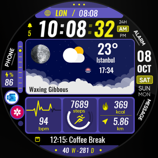 Information Tiles - Watch Face