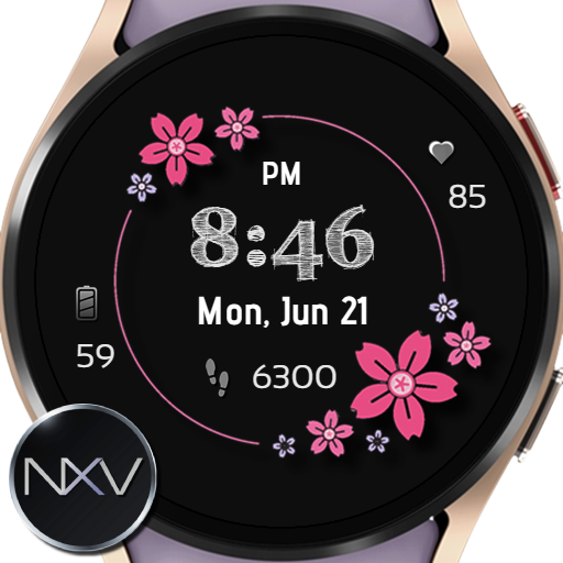 NXV19 Flower Watch Face