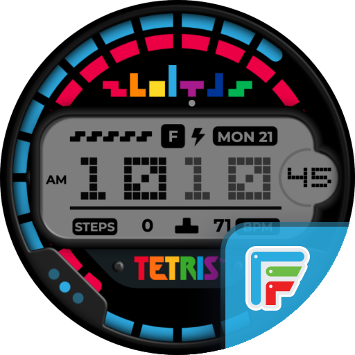 Tetris™ Retro Watch Face