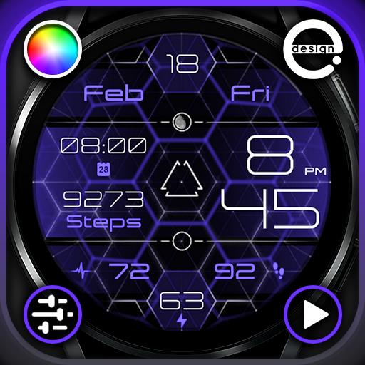 Focus 360 - digital watch face