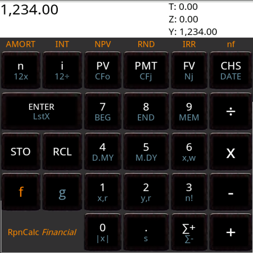 RpnCalc Financial Calculator