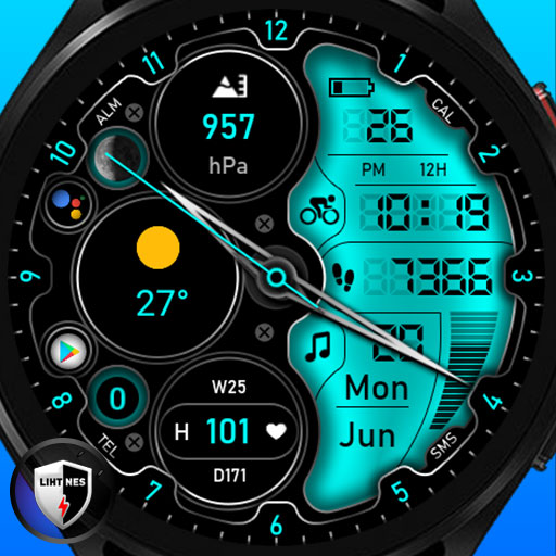 Hybrid Watch Face 025