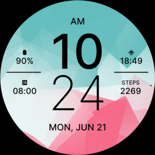 Beauty Sporty Fit Watch Face