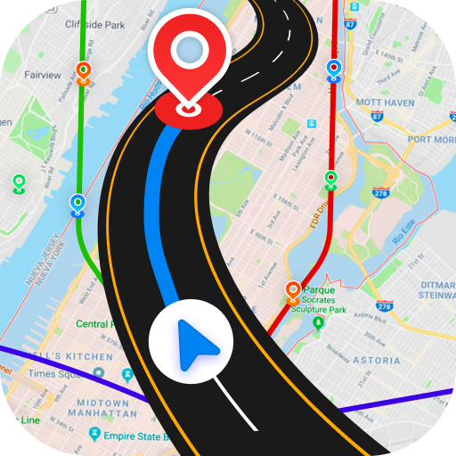 Street View GPS Navigation map