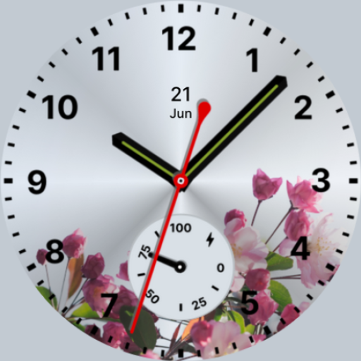 Luxury Floral Watch Face