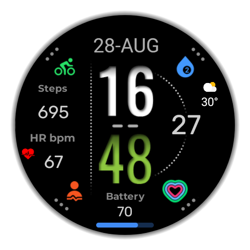 WaTchG018: Digital watch face