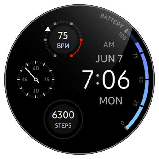 Awf n-Digital: Watch face