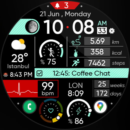 Premium Info - Watch Face