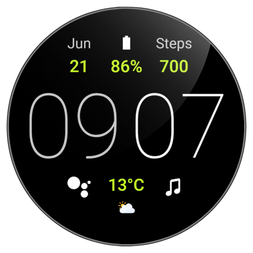 Simple Digital: Watch face
