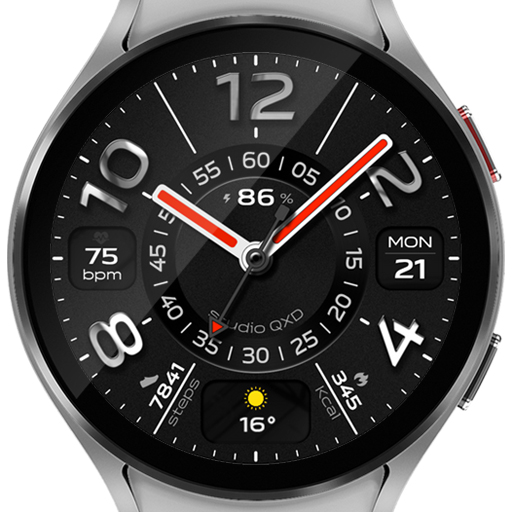 Chrome Ring Watch Face