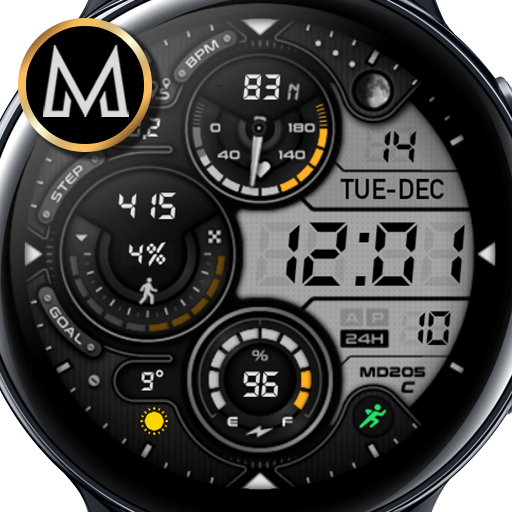 MD205: Digital watch face