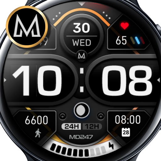 MD247 - Digital watch face