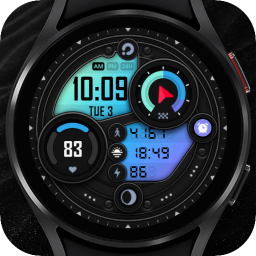 P005 - Digital Watch Face