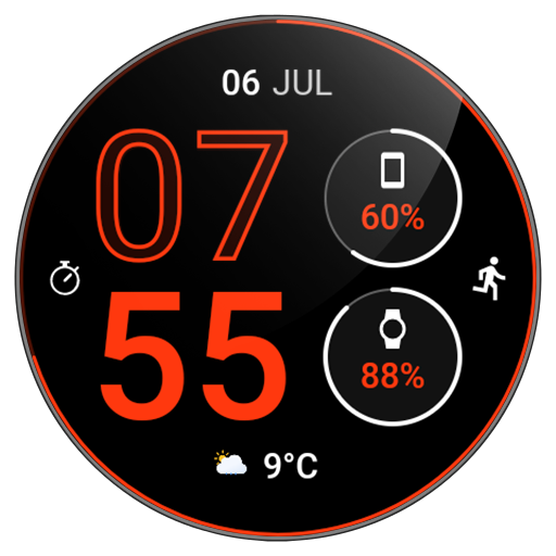 Awf Edge: Watch face