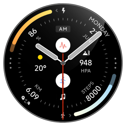 Awf Polar Analog: Watch face