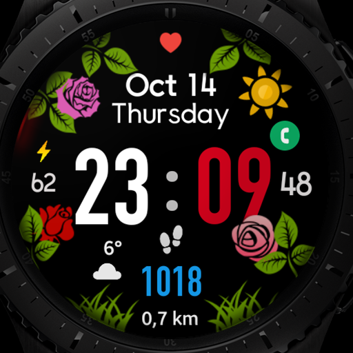 Flowers and seasons Watchface