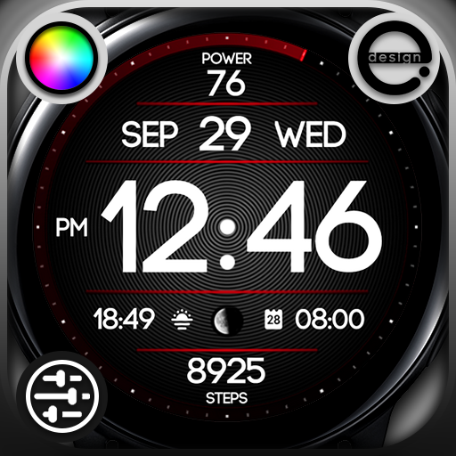 Modul Class digital watch face