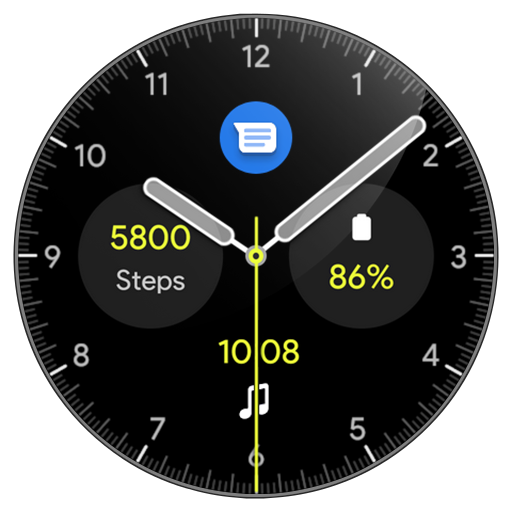 Awf Pear Analog - watch face