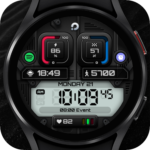 PRADO X96 - Digital Watch Face