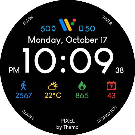 Simple Pixel Watch Face