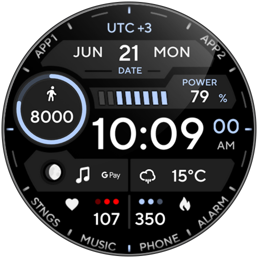 TACT ONE: Wear OS Watch face