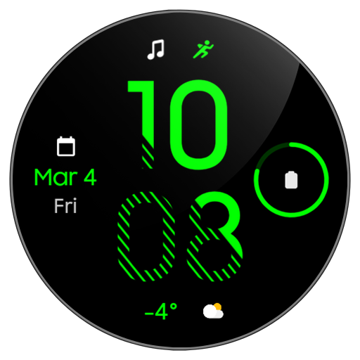 Awf Fit OLED: Watch face