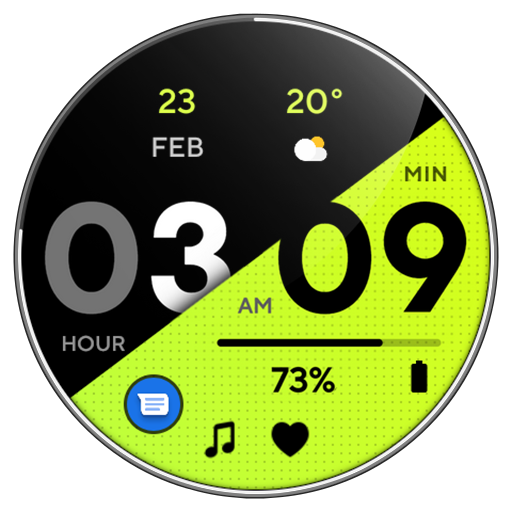 Awf Rush E: Watch face