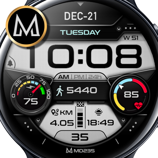 MD235: Digital watch face