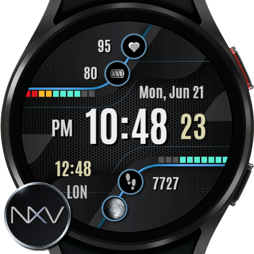 NXV88 Digital Watch Face