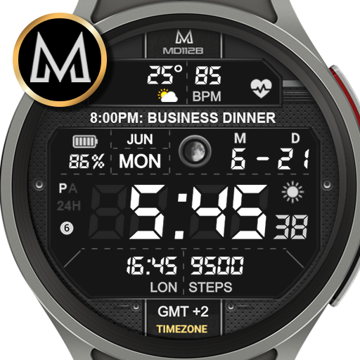 MD112B: Digital watch face