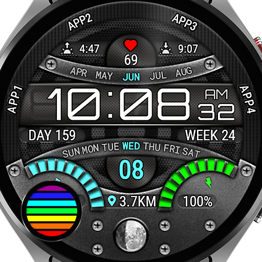 Futorum H10 Digital watch face