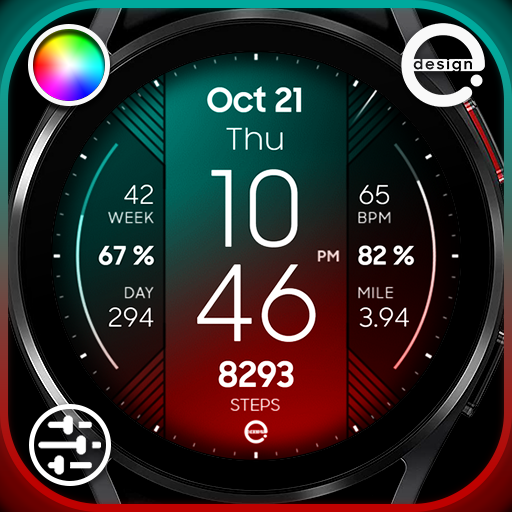 ERGO - digital watch face