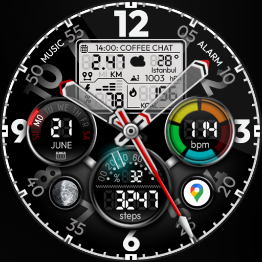 Hybrid Power - Watch Face