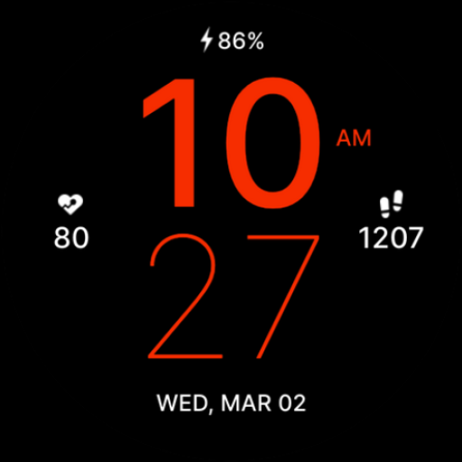 Clean Minimal Watch Face