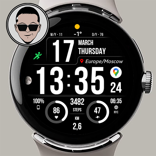 WFP 241 Digital watch face