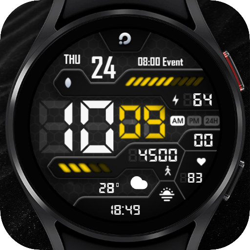 PRIME 021 - Digital Watch Face