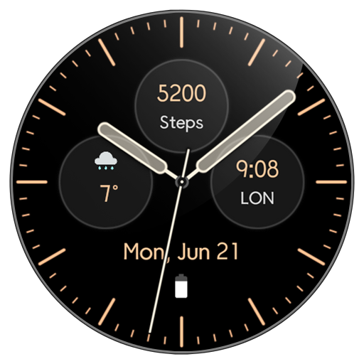 Awf Modern Analog: Watch face