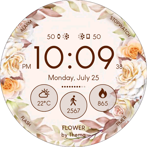 Flower Watch Face