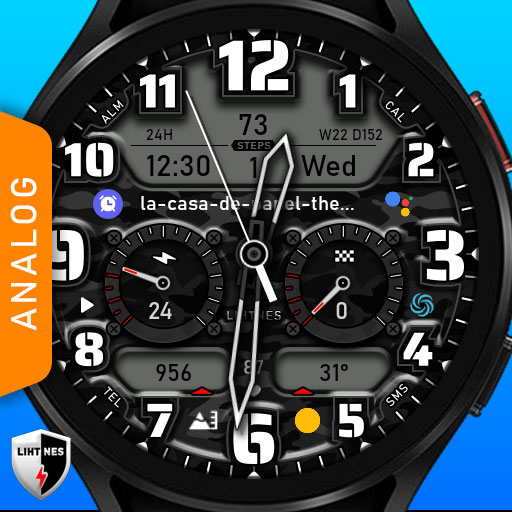 Hybrid Watch Face 016