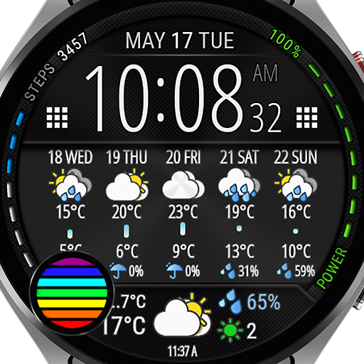 Weather watch face W1