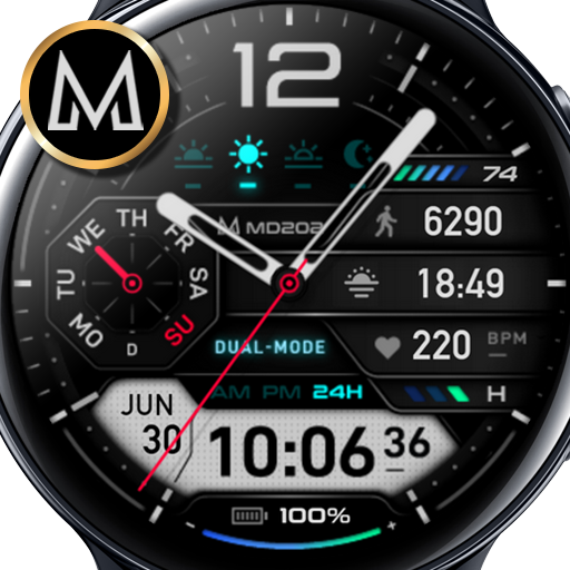 MD202 Analog watch face