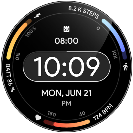 Awf Dash Digital: Watch face