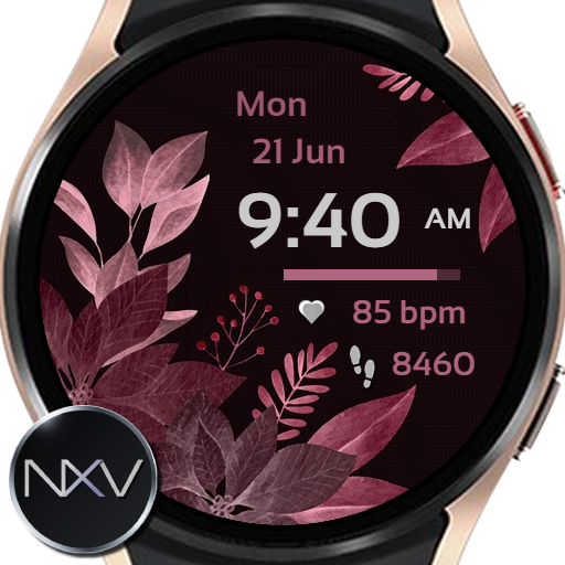 NXV89 Flora Art Watch Face