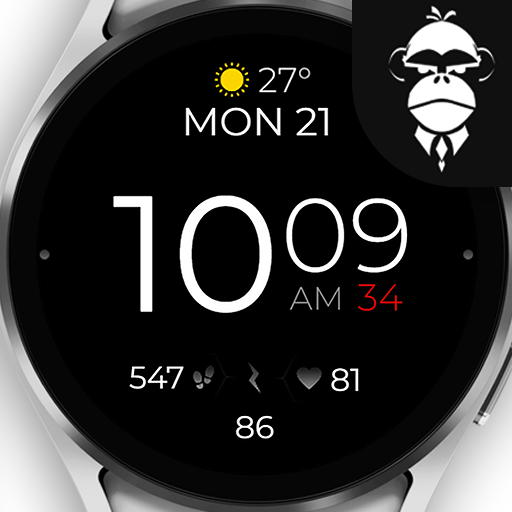 Battery Digital Watch Face