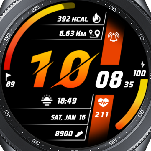 SportLine - Digital Watch Face