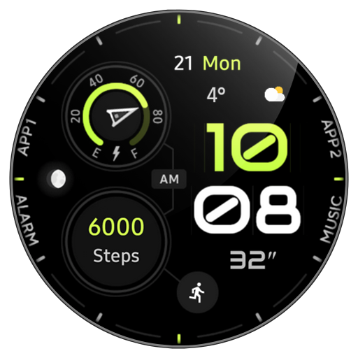 Awf Dynamic PRO: Watch face